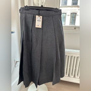 **SOLD OUT EVERYWHERE Mango Dark Grey Wool skirt**